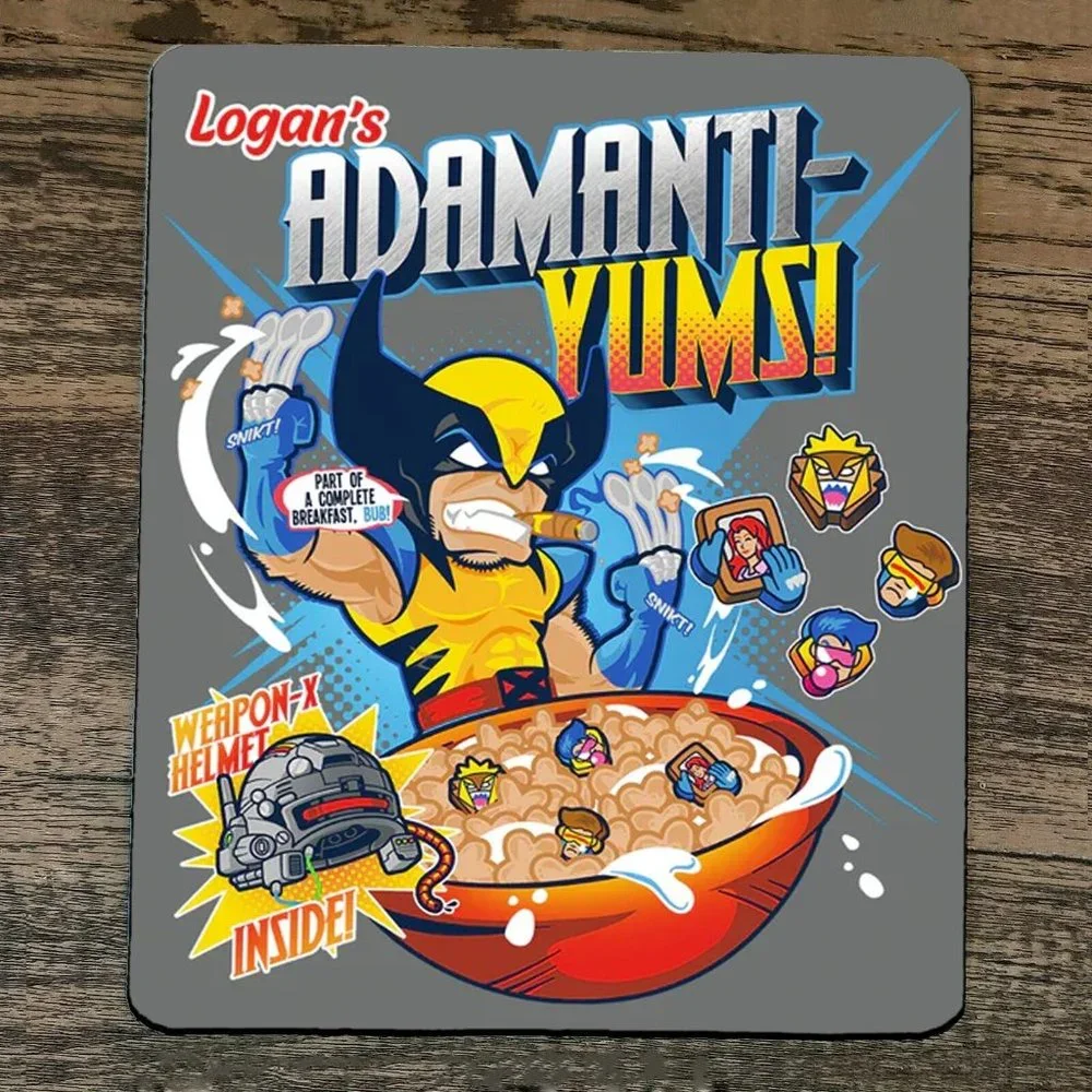 Mouse‎ Pad Logans Adamanti Yums Cereal Wolverine